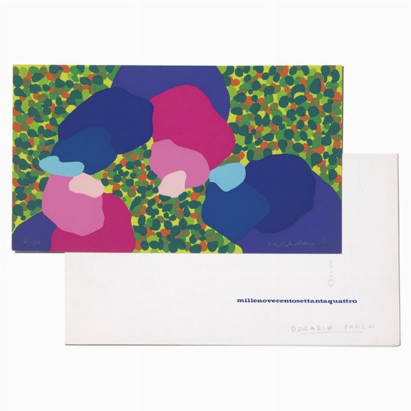 PAOLO DORAZIO  - Asta Arte Moderna e Contemporanea, con una selezione dedicata ai biglietti d'auguri d'artista  - Associazione Nazionale - Case d'Asta italiane