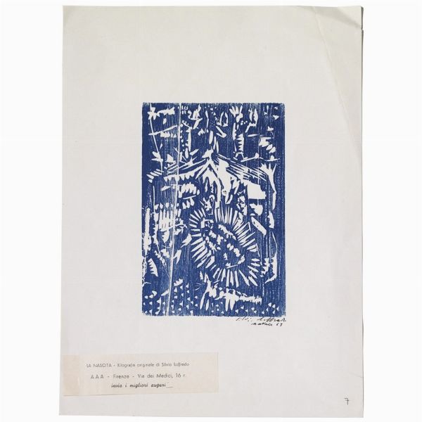 LOFFREDO SILVIO : SILVIO LOFFREDO  - Asta Arte Moderna e Contemporanea, con una selezione dedicata ai biglietti d'auguri d'artista  - Associazione Nazionale - Case d'Asta italiane