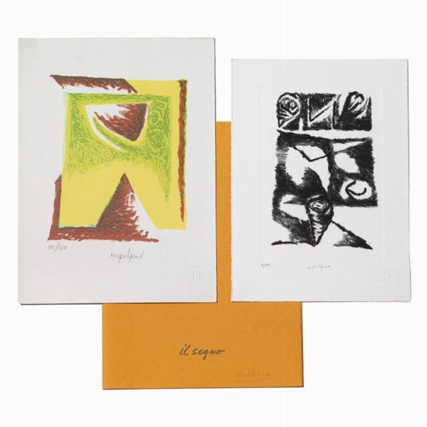 ENRICO PULSONI  - Asta Arte Moderna e Contemporanea, con una selezione dedicata ai biglietti d'auguri d'artista  - Associazione Nazionale - Case d'Asta italiane