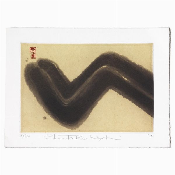 TAKAHASHI SHU : SHU TAKAHASHI  - Asta Arte Moderna e Contemporanea, con una selezione dedicata ai biglietti d'auguri d'artista  - Associazione Nazionale - Case d'Asta italiane