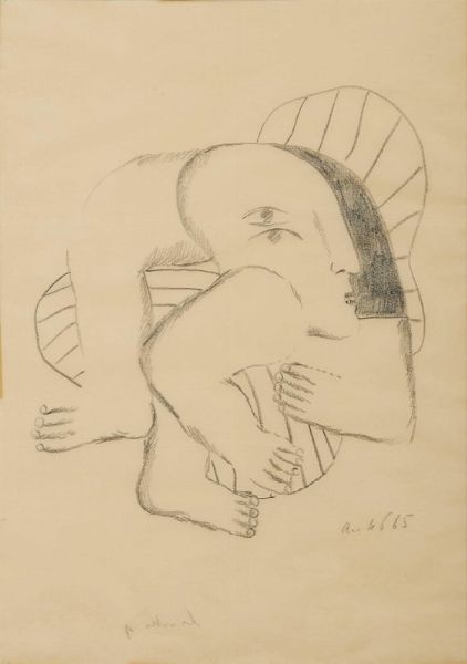 ANTES HORST : HORST ANTES  - Asta Arte Moderna e Contemporanea, con una selezione dedicata ai biglietti d'auguri d'artista  - Associazione Nazionale - Case d'Asta italiane