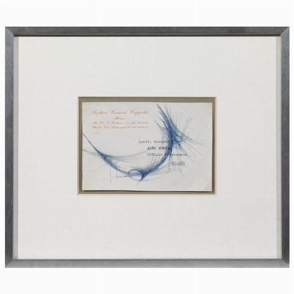 CAPPELLO CARMELLO : CARMELO CAPPELLO  - Asta Arte Moderna e Contemporanea, con una selezione dedicata ai biglietti d'auguri d'artista  - Associazione Nazionale - Case d'Asta italiane