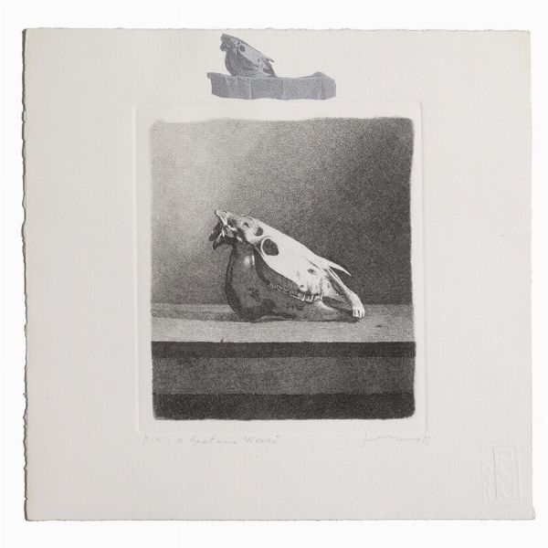 FERRONI GIANFRANCO : GIANFRANCO FERRONI  - Asta Arte Moderna e Contemporanea, con una selezione dedicata ai biglietti d'auguri d'artista  - Associazione Nazionale - Case d'Asta italiane