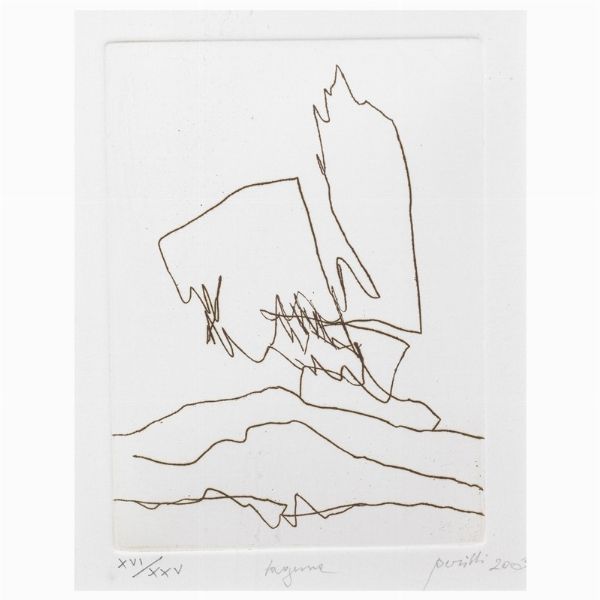 PERILLI ACHILLE : ACHILLE PERILLI  - Asta Arte Moderna e Contemporanea, con una selezione dedicata ai biglietti d'auguri d'artista  - Associazione Nazionale - Case d'Asta italiane