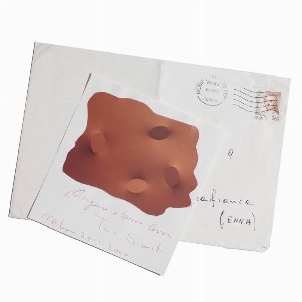 SIMETI TURI : TURI SIMETI  - Asta Arte Moderna e Contemporanea, con una selezione dedicata ai biglietti d'auguri d'artista  - Associazione Nazionale - Case d'Asta italiane