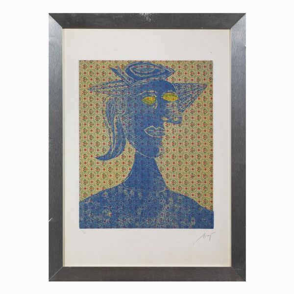 Baj Enrico : ENRICO BAJ  - Asta Arte Moderna e Contemporanea, con una selezione dedicata ai biglietti d'auguri d'artista  - Associazione Nazionale - Case d'Asta italiane