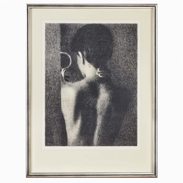 GALLIANI OMAR : OMAR GALLIANI  - Asta Arte Moderna e Contemporanea, con una selezione dedicata ai biglietti d'auguri d'artista  - Associazione Nazionale - Case d'Asta italiane