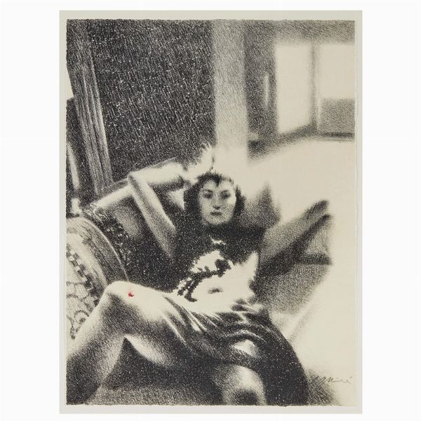 GALLIANI OMAR : OMAR GALLIANI  - Asta Arte Moderna e Contemporanea, con una selezione dedicata ai biglietti d'auguri d'artista  - Associazione Nazionale - Case d'Asta italiane