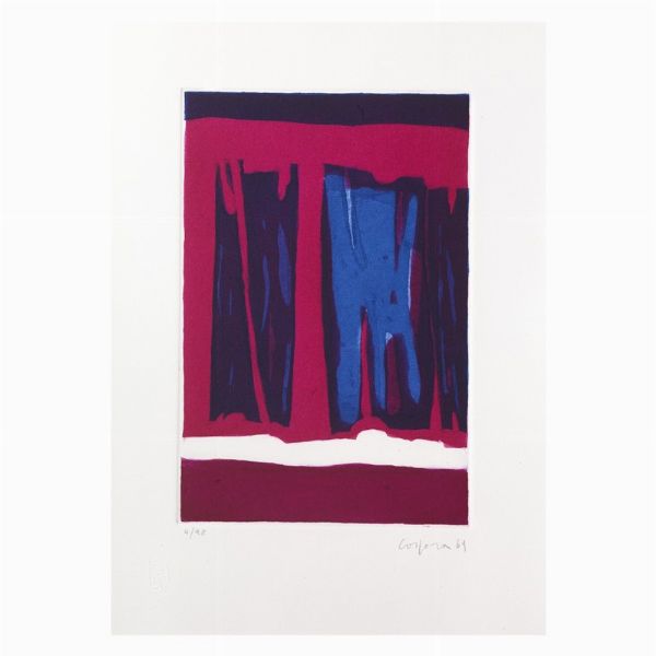 CORPORA ANTONIO : ANTONIO CORPORA  - Asta Arte Moderna e Contemporanea, con una selezione dedicata ai biglietti d'auguri d'artista  - Associazione Nazionale - Case d'Asta italiane