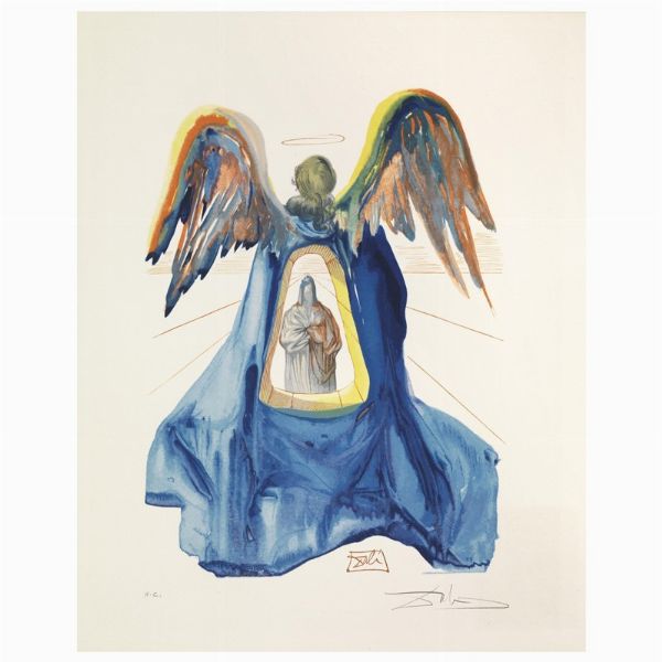 DALI' SALVADOR : SALVADOR DALI'  - Asta Arte Moderna e Contemporanea, con una selezione dedicata ai biglietti d'auguri d'artista  - Associazione Nazionale - Case d'Asta italiane