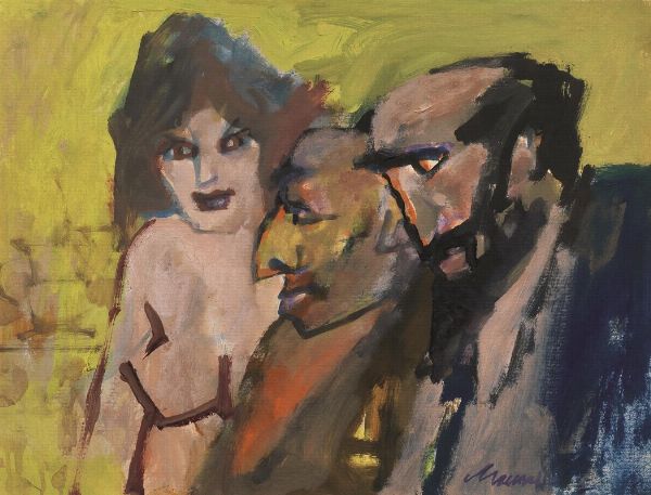 Maccari Mino : MINO MACCARI  - Asta Arte Moderna e Contemporanea, con una selezione dedicata ai biglietti d'auguri d'artista  - Associazione Nazionale - Case d'Asta italiane