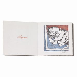 GENTILINI FRANCO : FRANCO GENTILINI  - Asta Arte Moderna e Contemporanea, con una selezione dedicata ai biglietti d'auguri d'artista  - Associazione Nazionale - Case d'Asta italiane