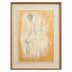 Ajmone Giuseppe : GIUSEPPE AJMONE  - Asta Arte Moderna e Contemporanea, con una selezione dedicata ai biglietti d'auguri d'artista  - Associazione Nazionale - Case d'Asta italiane