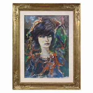 Maccari Mino : MINO MACCARI  - Asta Arte Moderna e Contemporanea, con una selezione dedicata ai biglietti d'auguri d'artista  - Associazione Nazionale - Case d'Asta italiane