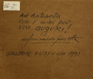 Fusi Walter : WALTER FUSI  - Asta Arte Moderna e Contemporanea, con una selezione dedicata ai biglietti d'auguri d'artista  - Associazione Nazionale - Case d'Asta italiane