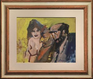 Maccari Mino : MINO MACCARI  - Asta Arte Moderna e Contemporanea, con una selezione dedicata ai biglietti d'auguri d'artista  - Associazione Nazionale - Case d'Asta italiane