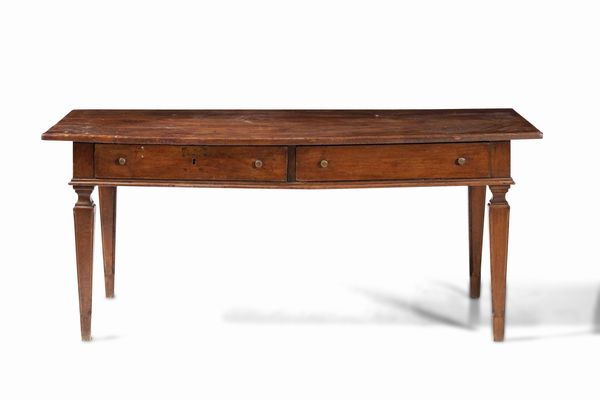 Grande tavolo Luigi XVI in noce  - Asta Dimore italiane | Cambi Time - Associazione Nazionale - Case d'Asta italiane