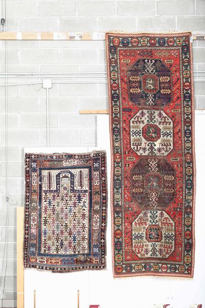 Lotto di due tappeti fine XIX secolo  - Asta Dimore italiane | Cambi Time - Associazione Nazionale - Case d'Asta italiane