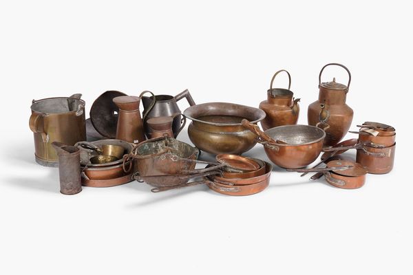 Lotto di oggetti in rame  - Asta Dimore italiane | Cambi Time - Associazione Nazionale - Case d'Asta italiane