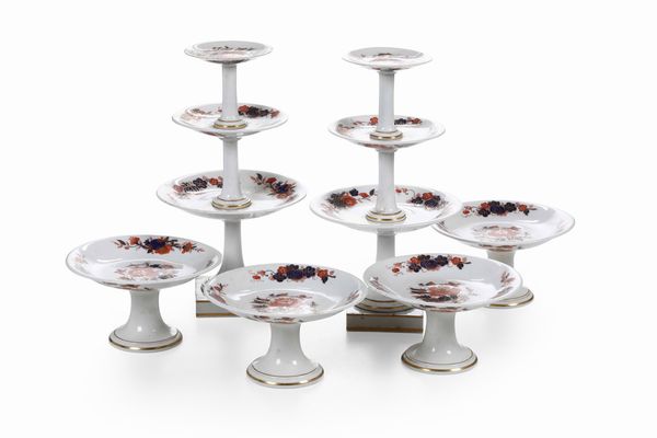 Sei alzatine<BR>XIX secolo  - Asta Dimore italiane | Cambi Time - Associazione Nazionale - Case d'Asta italiane