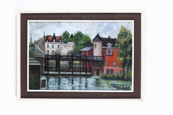 Lotto di 6 dipinti e disegni moderni  - Asta Dimore italiane | Cambi Time - Associazione Nazionale - Case d'Asta italiane