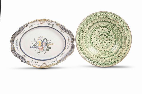 Due piatti<BR>Lazio e Germania (?), XVIII secolo  - Asta Dimore italiane | Cambi Time - Associazione Nazionale - Case d'Asta italiane