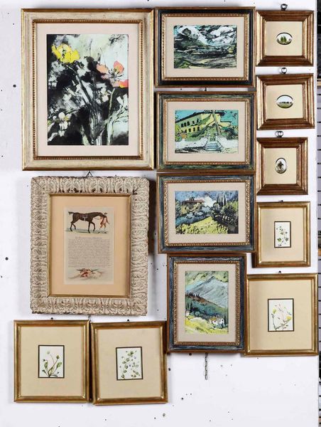 Lotto di sei dipinti, autori e tecniche differenti  - Asta Dimore italiane | Cambi Time - Associazione Nazionale - Case d'Asta italiane