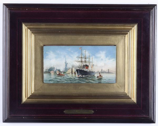 Michele Cammarano (?) Veduta di New York  - Asta Dimore italiane | Cambi Time - Associazione Nazionale - Case d'Asta italiane