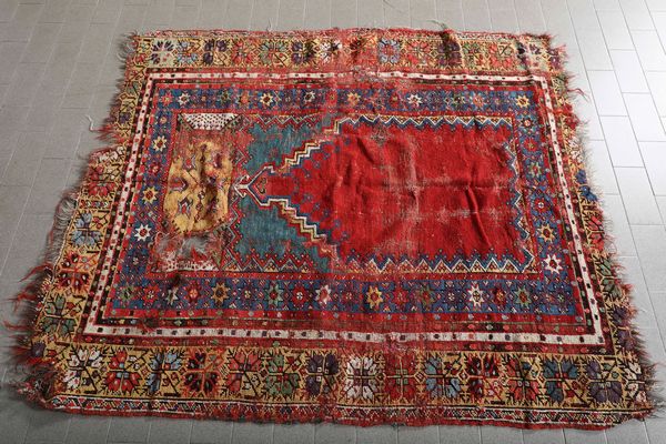 Lotto di due tappeti uno Malayer l�altro Anatolia fine XIX secolo  - Asta Dimore italiane | Cambi Time - Associazione Nazionale - Case d'Asta italiane