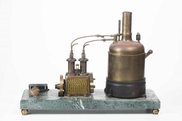 Macchina a vapore a due cilindri marcata Borsic 1874.  - Asta Dimore italiane | Cambi Time - Associazione Nazionale - Case d'Asta italiane