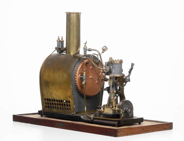 Macchina a vapore a due cilindri marcata Borsic 1874.  - Asta Dimore italiane | Cambi Time - Associazione Nazionale - Case d'Asta italiane