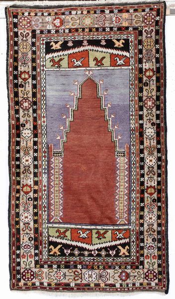 Tappeto Anatolia, inizio XX secolo  - Asta Dimore italiane | Cambi Time - Associazione Nazionale - Case d'Asta italiane