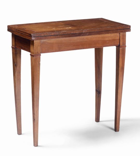 Lotto di due tavoli da gioco, XIX-XX secolo  - Asta Dimore italiane | Cambi Time - Associazione Nazionale - Case d'Asta italiane