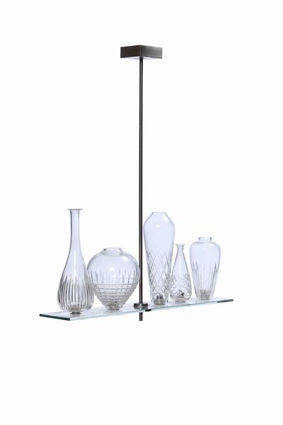 Lampadario Flos in vetro e metallo  - Asta Dimore italiane | Cambi Time - Associazione Nazionale - Case d'Asta italiane