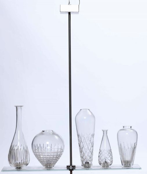 Lampadario Flos in vetro e metallo  - Asta Dimore italiane | Cambi Time - Associazione Nazionale - Case d'Asta italiane