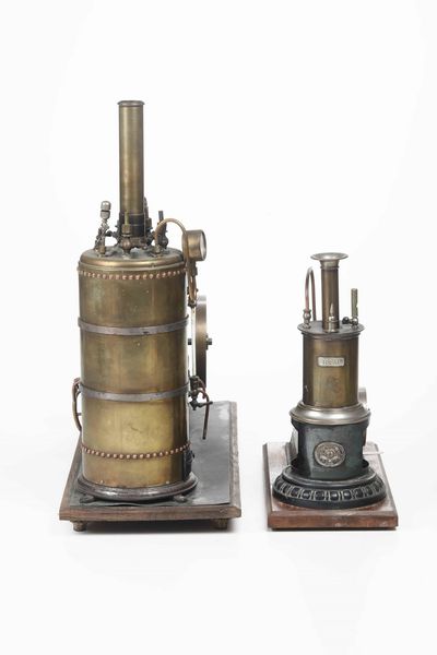 Due macchine a vapore  - Asta Dimore italiane | Cambi Time - Associazione Nazionale - Case d'Asta italiane