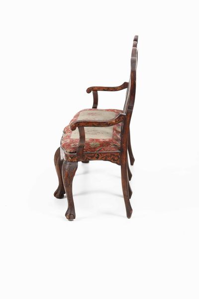 Modello di divano a tre posti. XIX secolo  - Asta Dimore italiane | Cambi Time - Associazione Nazionale - Case d'Asta italiane