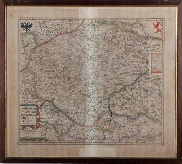 Due stampe geografiche. Bohemia e Messin  - Asta Dimore italiane | Cambi Time - Associazione Nazionale - Case d'Asta italiane