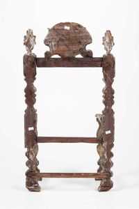 Modello di poltrona in legno dorato. XVII secolo  - Asta Dimore italiane | Cambi Time - Associazione Nazionale - Case d'Asta italiane