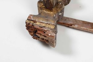 Modello di poltrona in legno dorato. XVII secolo  - Asta Dimore italiane | Cambi Time - Associazione Nazionale - Case d'Asta italiane