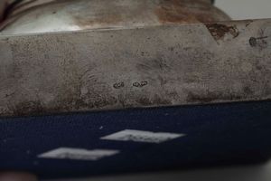 Insieme di sette portacandele in argento 925 e un portacero in argento 800  - Asta Dimore italiane | Cambi Time - Associazione Nazionale - Case d'Asta italiane