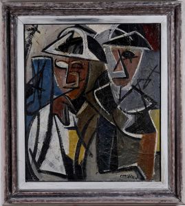 Lotto di sei dipinti, autori e tecniche differenti  - Asta Dimore italiane | Cambi Time - Associazione Nazionale - Case d'Asta italiane