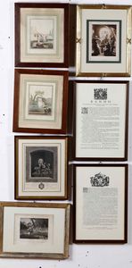 Lotto misto di 15 stampe  - Asta Dimore italiane | Cambi Time - Associazione Nazionale - Case d'Asta italiane