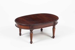 Modello di tavolo in legno di mogano. XIX secolo  - Asta Dimore italiane | Cambi Time - Associazione Nazionale - Case d'Asta italiane