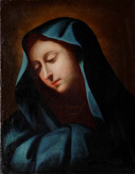 Scuola del XVIII secolo Madonna del dito  - Asta Dipinti Antichi  - Associazione Nazionale - Case d'Asta italiane
