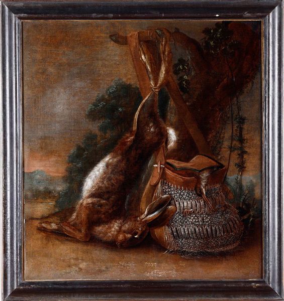 Scuola del XVIII secolo Natura morta con cacciagione  - Asta Dipinti Antichi  - Associazione Nazionale - Case d'Asta italiane