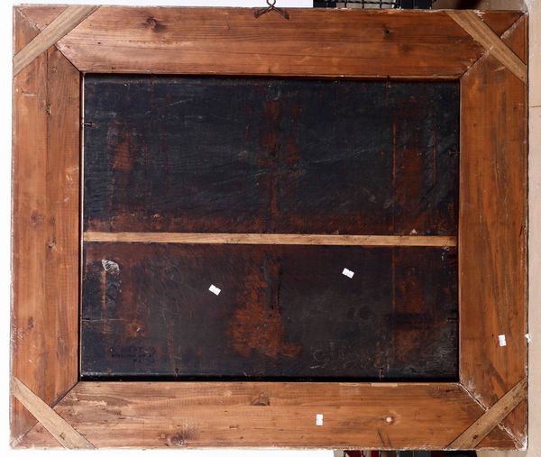 Scuola romana del XVIII secolo Paesaggio con pastori e armenti  - Asta Dipinti Antichi  - Associazione Nazionale - Case d'Asta italiane