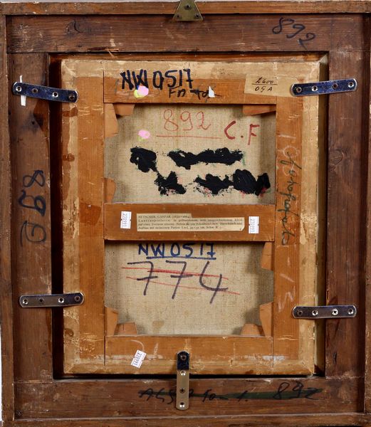 Caspar Netscher : Dama che suona in giardino  - Asta Dipinti Antichi  - Associazione Nazionale - Case d'Asta italiane