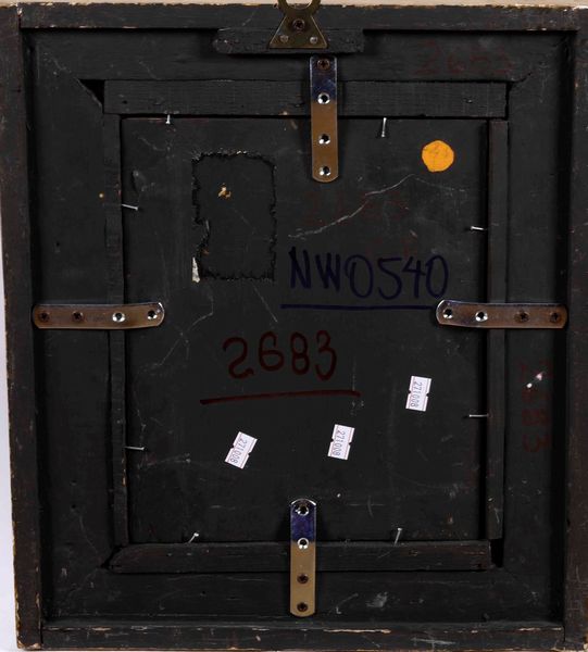 Francesco Guardi, nei modi di : Veduta di Venezia con S. Maria della Saluta e Punta della Dogana  - Asta Dipinti Antichi  - Associazione Nazionale - Case d'Asta italiane