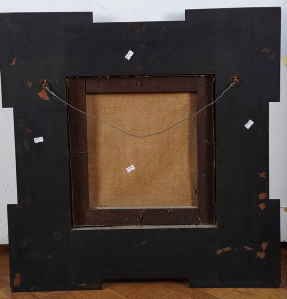 Scuola del XIX secolo Paesaggio con ponte e viandanti  - Asta Dipinti Antichi  - Associazione Nazionale - Case d'Asta italiane